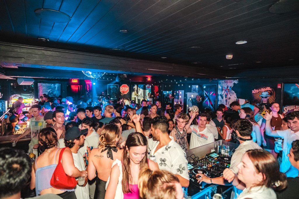 The crowd at Memory bar, July 2024